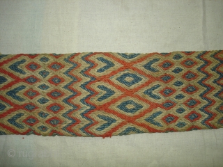 Tung The Camel Decoration Belt From Rajasthan, India.Made of cotton and in Vegetable Colours.Its size is 10cmx90cm(DSC05465 New).               