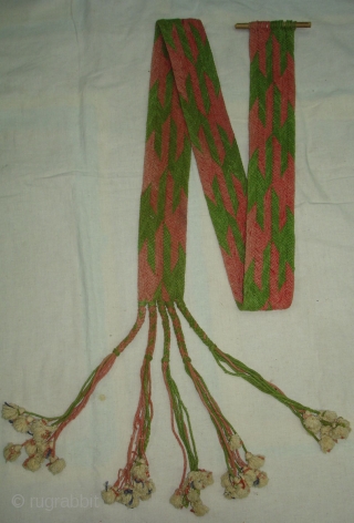 Tung The Camel Decoration Belt From Rajasthan, India.Made of cotton.Its size is 8cmx190cm(DSC05472New).                    