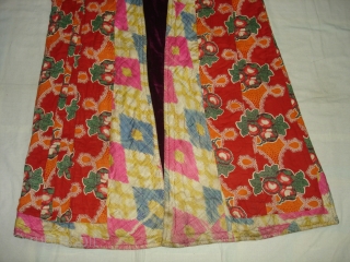 Costume from Uzbekistan,Roller Print on the Cotton and cotton velvet(DSC00443 New).                      