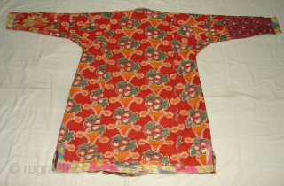 Costume from Uzbekistan,Roller Print on the Cotton and cotton velvet(DSC00443 New).                      