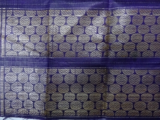 Zari (Real Zari) Brocade Khinkhab Sampler from Jamnagar Gujarat, India. Beautiful and oldest Buta Design work. C.1900.Its size is 35cmX70cm(DSC06746).
             