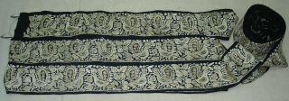 Parsee Lace Border From Surat Gujarat India.This kind of Lace Border were embroidered by Chinese artisans in the town of Surat in Gujarat for the Parsee women of that region.The Parsee's are  ...