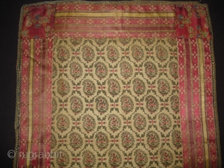 Deccani Block Print Wall Hanging,From Andhra Pradesh, India. Block Print On Khadi Cotton,Vegetable Colours.c.1900. Its size is 40cmX56cm(DSC06003 New).              