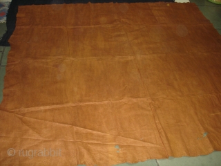 Bark cloth floor mat used by a sadhu to create a clean personal space during an extended meditation and prayer retreat into the forests of the Girnar hills surrounding Junagadh in Gujarat.  ...