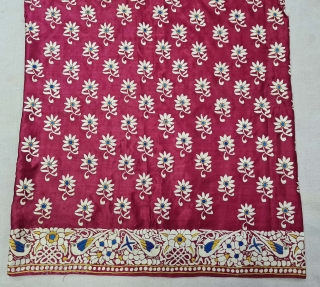 Parsi Jhabla or Jhablo (Blouse) From Surat Gujarat India. The ‘four over, under one satin weave is embroidered with Brids and Flowers design.This kind of Jhabla were embroidered by Chinese artisans in  ...