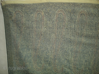 Highly Sikh Period Jamawar Long Shawl From Kashmir, India.Made for Sikh family of Punjab.C.1835.Its Size is 135cmx345cm.Its condition is very good(DSC03270 New).           