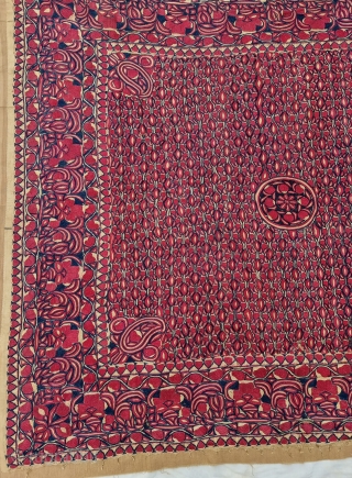 Hajji Ceremonial Rumal , This Textile for the Hajj People, Made in Bengal. India. Bought by South East Asian People when they went for Hajj.This are also Bought in Aden, Mecca or  ...