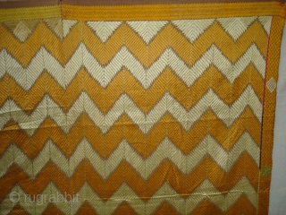 Phulkari From West(Pakistan)Punjab.India,With different influence of Nazar buti and different design(DSC03120 New).                     