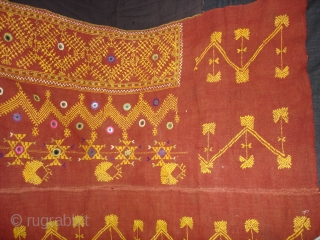 Wedding Odhani (Cotton) From Ganga Nagar District of Rajasthan,India.This were Traditionally used mainly by Bishnoi Communities of Rajasthan.C.1900.Its size is 127cmX220cm(DSC05458 New).           