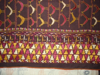 Folk Phulkari From East(India)Punjab,India.known as Moorkuti Phulkari(DSC04984 New).                         