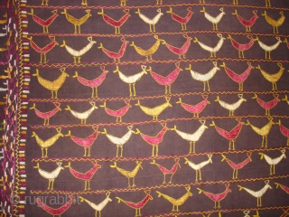 Folk Phulkari From East(India)Punjab,India.known as Moorkuti Phulkari(DSC04984 New).                         