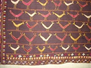 Folk Phulkari From East(India)Punjab,India.known as Moorkuti Phulkari(DSC04984 New).                         