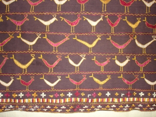 Folk Phulkari From East(India)Punjab,India.known as Moorkuti Phulkari(DSC04984 New).                         