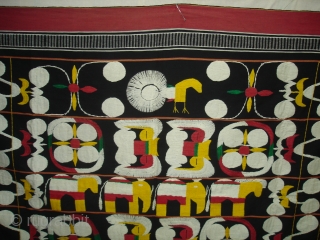 Woven Cloth of the Angami Naga tribe,From Manipur,North-East India. India.Its size is 121cmX158cm.Good Condition(DSC01312).                   