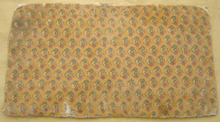 Sutra Book Cover(Cotton)Khadi Print.From Rajasthan India.Very Rare and Early Book cover.Its size is 14cm x 25cm(DSC07433 New).                