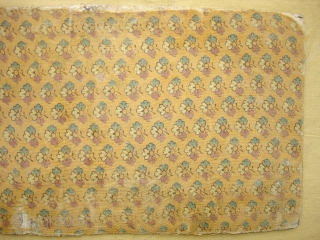 Sutra Book Cover(Cotton)Khadi Print.From Rajasthan India.Very Rare and Early Book cover.Its size is 14cm x 25cm(DSC07433 New).                