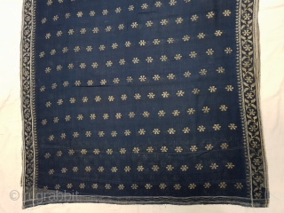 Dhakai Jamdani Saree Indigo blue Natural Colour, Cotton with Real Zari weaving From Dhaka District, of Bangladesh. India. Jamdani was originally known as Dhakai named after the city of Dhaka, Jamdani is  ...