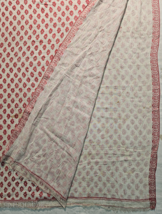 An Rare And Unusual Embroidered Jamdani Finest Muslin Cotton Saree,

From Dhaka District of Bangladesh.North-East India. India.

One by one Each flower And Side Borders Made through Embroidery .

Jamdani was originally known as Dhakai  ...