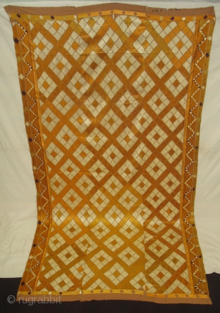 Phulkari From West(Pakistan)Punjab.India,Very Rare Design Of Burfi Bagh(DSC02767 New).                        