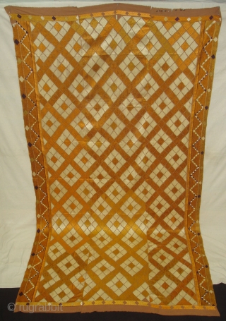 Phulkari From West(Pakistan)Punjab.India,Very Rare Design Of Burfi Bagh(DSC02767 New).                        