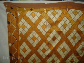 Phulkari From West(Pakistan)Punjab.India,Very Rare Design Of Burfi Bagh(DSC02767 New).                        