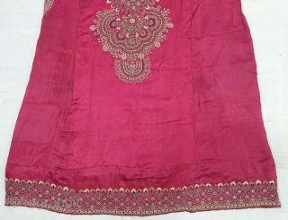 Abha (Abho) Of  Fine Embroidery from the Syed Community of Banni District Kutch Gujarat. India. India.Silk Embroidered with Silk Threads, Tiny Mirror-Glass Discs, 19th Century (20201031_134341).       