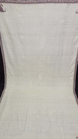 Highly Sikh Period Palledar Shawl of Kani Jamawar, From Kashmir, India. c.1820-1840. Its Size is 130cmx300cm (DSC08522).


                