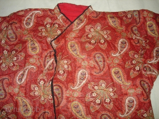 Roller Print Costume From Kutch Gujarat.It is made in Manchester,England For Indian Market.Condition is perfect.                  