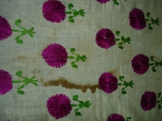 Embroidery Odhani(Cotton) From Tharpar Region of Pakistan.Its size is 140cmX210cm(DSC01381 New).                      