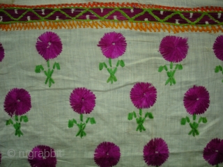 Embroidery Odhani(Cotton) From Tharpar Region of Pakistan.Its size is 140cmX210cm(DSC01381 New).                      