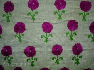 Embroidery Odhani(Cotton) From Tharpar Region of Pakistan.Its size is 140cmX210cm(DSC01381 New).                      