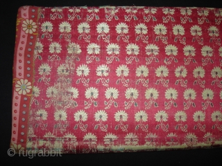 Sutra Book Cover,Tanchoi (Tanchoi,which got its name from three(tan) Joshi brothers of Surat,Who went to china to learn this art from the master weaver known as Choi.
Afterwords this Become famous Mashru weaving  ...