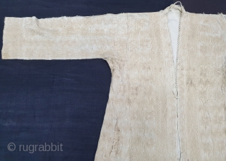 Vohra Costume(Cotton)from Gujarat India.Made for who offer’s Namaz in mosque.Every Part is quilted inside with Portly thread. Its size,Arm size is 21cmX61cm, Height is 125 cm,Skirt is 170cm. Its very rare piece  ...
