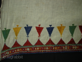 Woman’s Shawl(Abochchini),Probably from Sodha Group ,Tharparkar Pakistan.Its size is 170cmX185cm(DSC01451 New).
                      