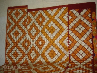 Phulkari From West(Pakistan)Punjab.India.known As Patanga Design Bagh,very Rare influence of Different Design Patanga buti(DSC04933 New).                  