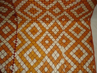 Phulkari From West(Pakistan)Punjab.India.known As Patanga Design Bagh,very Rare influence of Different Design Patanga buti(DSC04933 New).                  