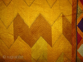 Phulkari From West(Pakistan)Punjab.India.Known As Lahariya Design Vari-Da-Bagh,With different influence of Lahariya Design Vari-Da-Bagh(DSC05000 New).                   