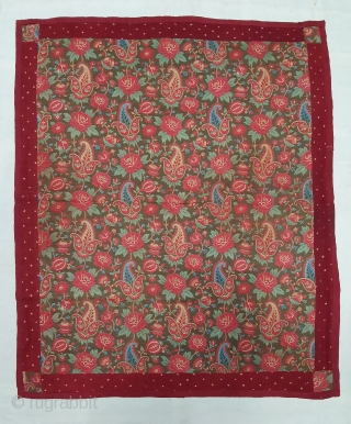 Manchester Print Book Cover(Cotton),For the holy Book, From Manchester England made for Indian Market.Roller Printed on Cotton.its size is 75cmX88cm(20191210_153411).             