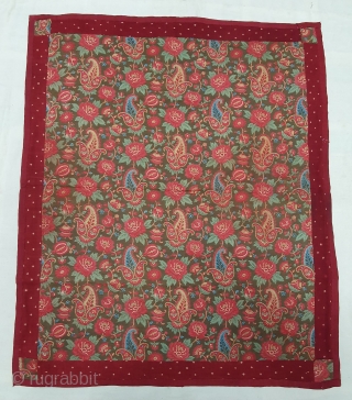 Manchester Print Book Cover(Cotton),For the holy Book, From Manchester England made for Indian Market.Roller Printed on Cotton.its size is 75cmX88cm(20191210_153411).             