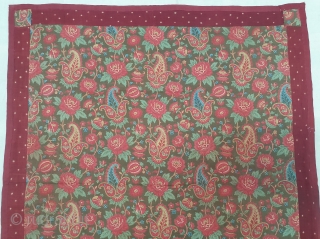 Manchester Print Book Cover(Cotton),For the holy Book, From Manchester England made for Indian Market.Roller Printed on Cotton.its size is 75cmX88cm(20191210_153411).             