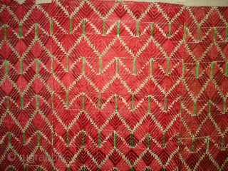 Phulkari From West(Pakistan)Punjab.India.known As Wedding Thirma Bagh.Rare And Early Thirma Bagh(DSC05434New).                       ...
