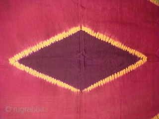 Fine Silk Lawon .
Sumatra C.1900
Original gold thread fringes on both ends                      