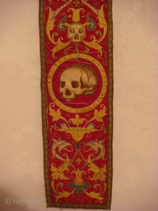Barroque Chasuble Band ( Front and Back )
Spain C. 1800 or earlier                     