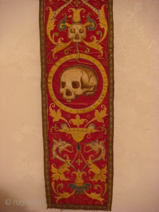 Barroque Chasuble Band ( Front and Back )
Spain C. 1800 or earlier                     