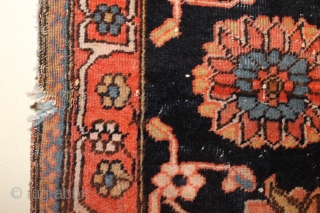 This is a so called Mohtasham Kashan rug, all good colours, and lots of them, and superb wool. This is either a copy of a Mohtasham rug or a early original one,  ...