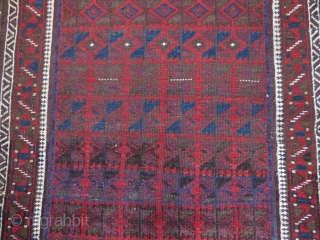 Baluch rug, first third 20th c. 121x91 cm. Lovely colours like some dark eggplant and very nice wool and good condition. Even if it´s not the oldest seen, this is a gem. 