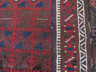 Baluch rug, first third 20th c. 121x91 cm. Lovely colours like some dark eggplant and very nice wool and good condition. Even if it´s not the oldest seen, this is a gem. 