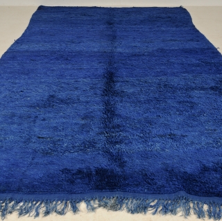 All wool Berber carpet from the Atlas mountains 353x186, good condition. A lot of different blues. Price tag on the back says €2600.
Nice with your Danish furniture.      