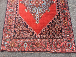 High quality Bidjar rug, 218x141 cm, made between 1930-1940. It’s in very good condition and colours looks nice.               