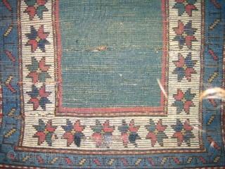 Last third 19th c. rug. 192x195 cm.
This is perhaps a non Talish plain field Caucasian rug, belonging to a small group.
Or maybe this is a younger version of such a rug, since  ...